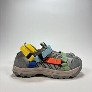 Teva Kids Outflow Universal Closed Toe Grey Water Sandals FM1222K Youth Size 13